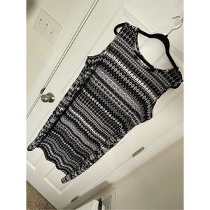Cato women’s sleeveless black white dress 18/20W